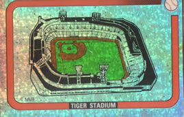 1989 Panini Stickers #337 Tiger Stadium Front