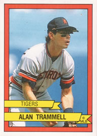 1989 Panini Stickers #343 Alan Trammell Front
