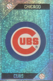 1989 Panini Stickers #46 Cubs Logo Front