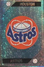 1989 Panini Stickers #78 Astros Logo Front