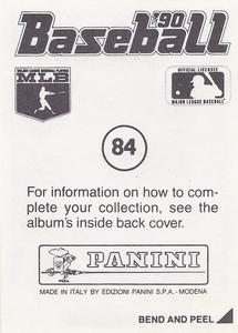 1990 Panini Stickers #84 Bo Jackson Back