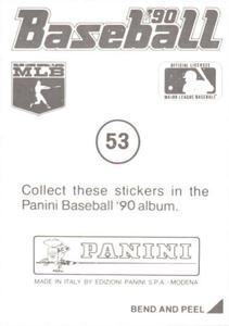 1990 Panini Stickers #53 John Farrell Back