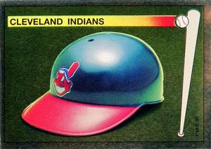 1990 Panini Stickers #62 Indians Helmet Front
