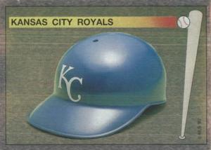 1990 Panini Stickers #88 Royals Helmet Front