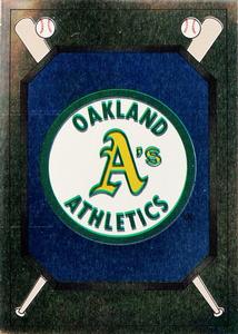 1990 Panini Stickers #139 Athletics Logo Front