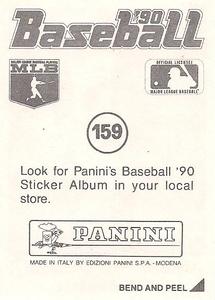 1990 Panini Stickers #159 Jeff Russell Back