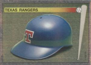 1990 Panini Stickers #166 Rangers Helmet Front