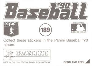 1990 Panini Stickers #189 1988 World Series Ring Back