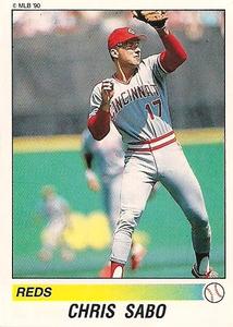 1990 Panini Stickers #248 Chris Sabo Front
