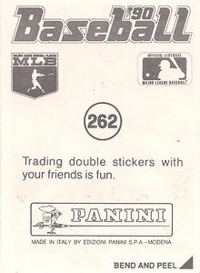 1990 Panini Stickers #262 Mike Scott Back