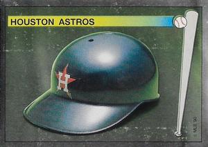 1990 Panini Stickers #265 Astros Helmet Front