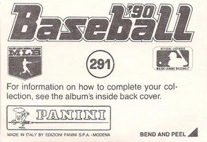 1990 Panini Stickers #291 Expos Helmet Back