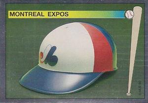 1990 Panini Stickers #291 Expos Helmet Front