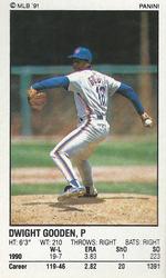 1991 Panini Stickers #89 Dwight Gooden Front