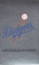 1991 Panini Stickers #55 Dodgers Logo Front