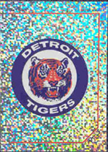 1992 Panini Stickers #113 Tigers Team Logo Front