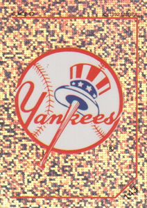 1992 Panini Stickers #143 Yankees Team Logo Front