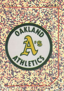 1992 Panini Stickers #23 Athletics Team Logo Front