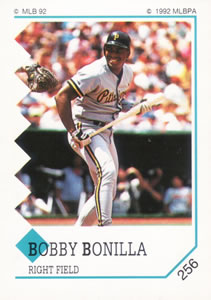 1992 Panini Stickers #256 Bobby Bonilla Front