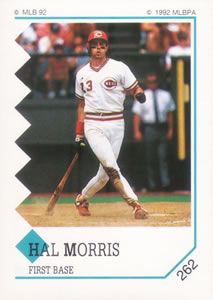 1992 Panini Stickers #262 Hal Morris Front