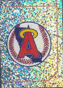 1992 Panini Stickers #13 Angels Team Logo Front