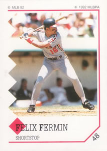 1992 Panini Stickers #48 Felix Fermin Front