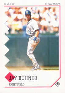 1992 Panini Stickers #59 Jay Buhner Front