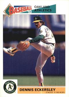 1993 Panini Stickers #13 Dennis Eckersley Front