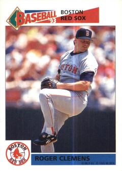 1993 Panini Stickers #90 Roger Clemens Front