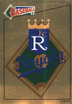 1993 Panini Stickers #100 Royals Logo Front