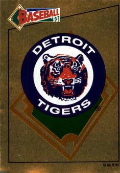1993 Panini Stickers #111 Tigers Logo Front