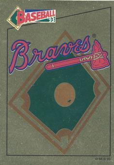 1993 Panini Stickers #178 Braves Logo Front