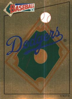 1993 Panini Stickers #211 Dodgers Logo Front