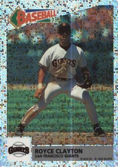1993 Panini Stickers #238 Royce Clayton Front