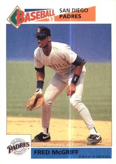 1993 Panini Stickers #258 Fred McGriff Front