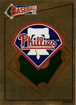 1993 Panini Stickers #266 Phillies Logo Front