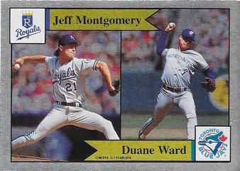 1994 Panini Stickers #10 Jeff Montgomery / Duane Ward Front