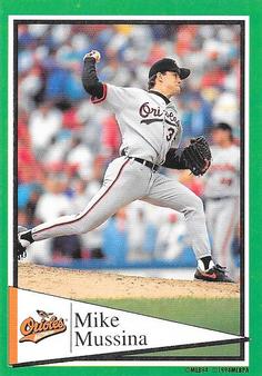 1994 Panini Stickers #21 Mike Mussina Front