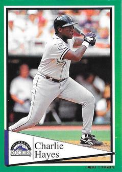 1994 Panini Stickers #175 Charlie Hayes Front