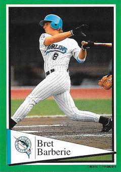 1994 Panini Stickers #179 Bret Barberie Front