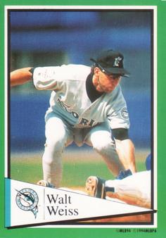 1994 Panini Stickers #187 Walt Weiss Front