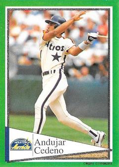 1994 Panini Stickers #192 Andujar Cedeno Front