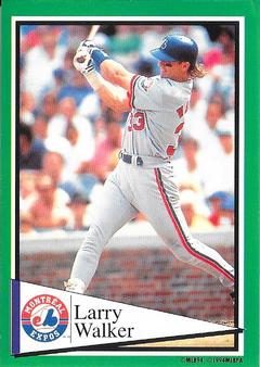1994 Panini Stickers #213 Larry Walker Front
