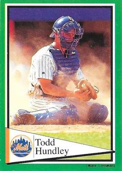 1994 Panini Stickers #218 Todd Hundley Front
