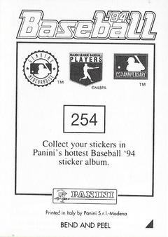 1994 Panini Stickers #254 Phil Clark Back