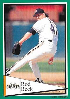 1994 Panini Stickers #260 Rod Beck Front