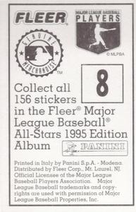 1995 Panini Stickers #8 Ken Hill Back