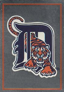 1996 Panini Stickers #147 Detroit Tigers Team Logo Front
