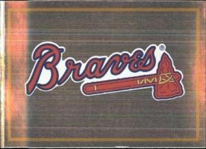 1996 Panini Stickers #6 Atlanta Braves Team Logo Front