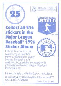 1996 Panini Stickers #25 Jason Isringhausen Back